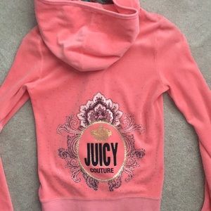 XS Juicy Couture peach jacket